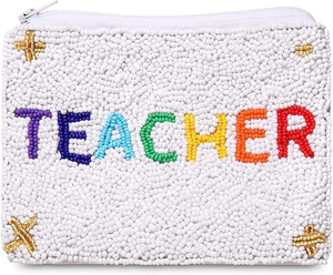 Porte-monnaie brodé de perles de rocaille à la mode fait à la main avec sac fourre-tout perlé de logo personnalisé pour commande en gros à des fins promotionnelles - Product Image 6