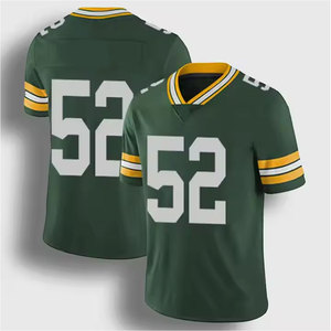 Maillot de football américain unisexe personnalisé, imprimé, en polyester à séchage rapide, respirant, léger, antibactérien, pour équipe - Product Image 3