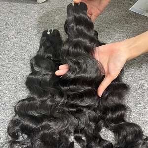 FedEx HEN Time 100% Paquetes de cabello virgen vietnamita Cabello liso ondulado natural para mujeres negras - Product Image 2