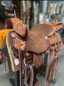 Professional Solid Tree <b>Dressage</b> Saddle Comfortable Cushion Long Lasting Quality Made From Argentina Leather for Riders - Product Image 2