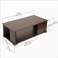 Table basse rectangulaire moderne brillante de style Noël avec design contemporain pour l'intérieur (personnalisation disponible)