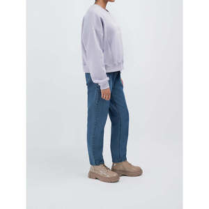 Sudadera Casual Básica para Mujer ZYANYA, Logotipo Personalizado, Sudadera con Capucha de Punto de Seda de Alta Calidad, Bordada, Transpirable para Otoño - Product Image 3