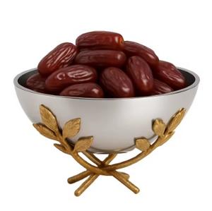 Bol de service en métal de haute qualité avec finition au chocolat pour les fruits dattes bonbons au chocolat - Product Image 5