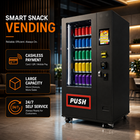 Ouruoxi Groothandel Grote Touchscreen QR-code Munt- en Creditcard Betaalautomaat Merken voor Drankjes en Snacks Bedrijfsconcept