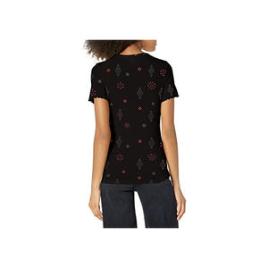 T-shirts à étiquette personnalisée de haute qualité du fabricant pour femmes Style d'impression décontracté Fabriqué en usine pour la saison d'hiver Élégant - Product Image 6