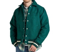 Nouvelle meilleure qualité personnalisée hommes broderie Logo Baseball Varisty veste pour le printemps col montant avec lettre motif veste d'hiver