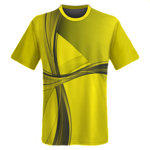 T-shirt décontracté d'été pour homme en polyester/coton respirant imprimé par transfert thermique - Product Image 4