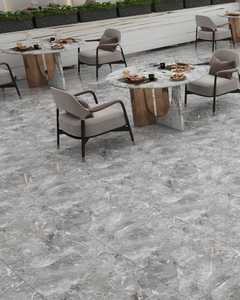 Carreaux émaillés en porcelaine blanche 60x60cm Design traditionnel pour salon, hall, salle à manger, villa et centre commercial - Product Image 4