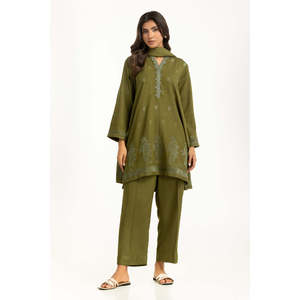Costume décontracté 3 pièces en velours jacquard Karandi IUSTKSD-1172 - Product Image 2
