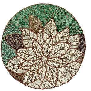 Meilleur design Ensemble de napperons pour la décoration intérieure Tapis de dessous de verre à perles arrondies de luxe Perles de couleur multiples Caractéristique jetable - Product Image 3