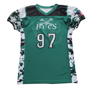 Maillots de football américain personnalisés par sublimation, vêtements d'équipe pour hommes, hauts, uniformes personnalisés sublimés, short 100% polyester - Product Image 1