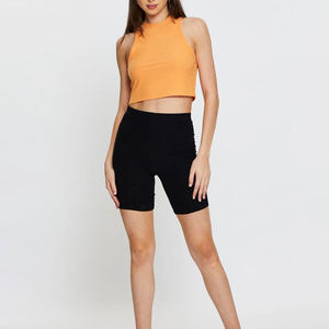 New Arrival Solid Color 100% Cotton Casual Summer Breathable Jersey Crop <b>Tank</b> <b>Top</b> Custom Logo Workout <b>Women</b> Hot Sale New Designs - Product Image 5