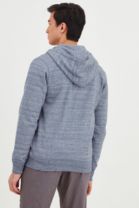 Sweat à capuche oversize zippé en molleton texturé coton/polyester 450 GSM de haute qualité pour l'hiver, décontracté, séchage rapide et respirant - Product Image 6