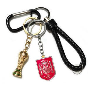 Llavero de Aleación de la Selección Nacional del Mundial, Trofeo de Fútbol, Brasil, <span class=keywords><strong>Argentina</strong></span>, Francia, Portugal, Inglaterra, Recuerdo para Fanáticos, Accesorio Deportivo - Product Image 1