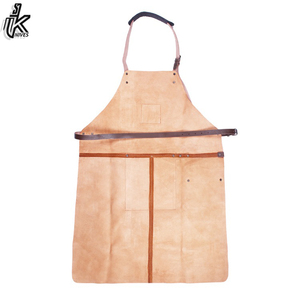 Delantal Unisex de Cuero Genuino - Hecho a Mano con Logotipo y Color Personalizados, Alta Calidad para Uso Promocional - Product Image 2