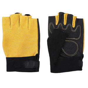 Gants de sport en néoprène unisexes personnalisés en cuir véritable pour hommes femmes vente en gros de poignées de sport pour - Product Image 4