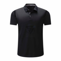 Kemeja Golf Pria Desain Fashion Ukuran Besar, Lengan Pendek, Kerah Kancing, Warna Solid, Bahan Katun, Diskon Besar