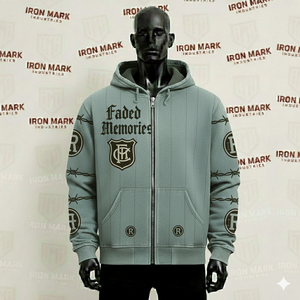 Nouveauté en promotion : Sweats à capuche zippés pour hommes, en polaire, coupe-vent, respirants, 100 % coton, logo personnalisé, couleurs personnalisables, OEM - Product Image 6