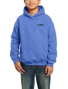 Fabricant personnalisé pour les sweats à capuche style hiver pulls garçons poche poche style logo personnalisé imprimé sweats à capuche unis enfants unisexe - Product Image 2