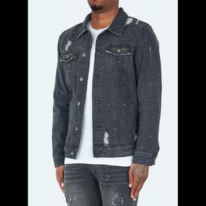 Mode délavé coupe-vent grande taille épais Jean anti-bouloches veste en jean polaire pour hommes de haute qualité - Product Image 5