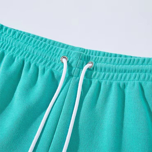 Novedad de verano, pantalones cortos de manga corta con volantes de punto suave y cómodos sólidos con cintura elástica - Product Image 4