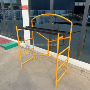 Échafaudage portable de construction, échafaudage mobile galvanisé avec roues universelles, léger pour les projets intérieurs et extérieurs - Product Image 2