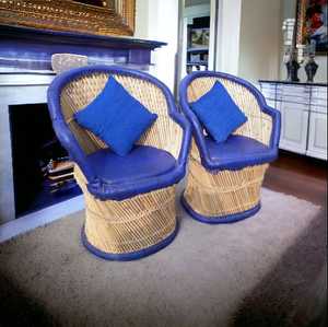 Usine Vente Artisanat Moderne <span class=keywords><strong>Outlook</strong></span> Bambou Canne Accoudoir Chaise Pour Salon Patio Intérieur Extérieur - Product Image 2