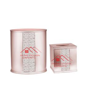 Porta Servilletas y Pañuelos de Metal con Diseño Único en Negro y Plateado, Precio al por Mayor - Product Image 2