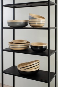 Cuenco grande de bambú pintado, vajilla natural, decoración de presentación de comida atractiva, productos vietnamitas al por mayor ecológicos - Product Image 4