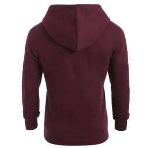 Sudaderas con capucha y sudaderas de invierno para hombre de moda superior poliéster 100% algodón teñido liso con servicio OEM de alta calidad disponible - Product Image 3