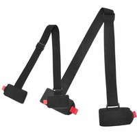 Kit de sangle de transport réglable pour bâtons de ski et bottes, porte-équipement de snowboard à porter à l'épaule