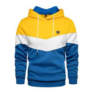 เสื้อฮู้ดแบบสวมหัวมีซิปมีฮู้ดสำหรับผู้ชายผ้าฟลีซระบายอากาศได้แขนยาวพิมพ์ลายแบบง่ายสำหรับฤดูหนาวดีไซน์ล่าสุด - Product Image 1