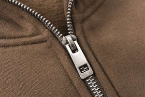 Sweat à capuche à fermeture éclair vierge de haute qualité unisexe sweat à capuche zippé avec logo couleur personnalisé de haute qualité pour hommes du Pakistan - Product Image 2