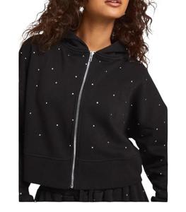 Conjunto unisex de sudadera con capucha y pantalones deportivos con gráfico de ángel desgastado, estilo urbano informal con decoración artística de diamantes de imitación vintage - Product Image 1