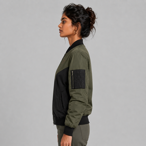 Chaqueta Bomber Acolchada Transpirable para Mujer, Diseño Personalizado OEM, Alta Calidad, Impermeable, Tallas Grandes, Nuevo Diseño, Corta, para Gimnasio - Product Image 2