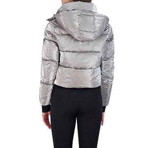 Veste matelassée respirante à fermeture éclair pour femmes, coupe ajustée, mode, capuche, vêtements d'été et d'hiver personnalisés, vente en gros - Product Image 5