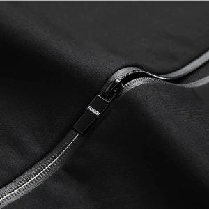 Sweat-shirt à capuche zippé pour homme en molleton 100% coton, chaud, confortable, respirant, séchage rapide, streetwear - Product Image 6