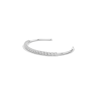 2.31 CT Lab Diamond Tennis <b>Bangle</b> <b>Bracelet</b> Round Brilliant Cut 10KT, 14KT, 18KT Gold & 925 Silver Rose, Yellow, White - Product Image 5