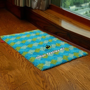 Tapis de bain en coton tufté de luxe attrayant Tapis de salle de bain antidérapant le plus doux à bas prix - Product Image 1