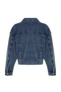 Ropa de mujer OEM Chaqueta vaquera para mujer Abrigo abotonado Oversize Asequible Precio barato Fácil de usar Chaqueta vaquera de alto valor - Product Image 6