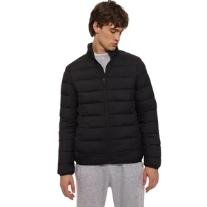 Nouvelle arrivée de veste bouffante personnalisée pour hommes, veste d'extérieur légère et imperméable, col montant, motif écossais, fermeture éclair respirante - Product Image 1