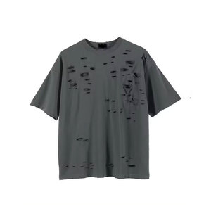 Tùy Chỉnh 100% Cotton Unisex Đồ Họa T-Shirt Lớn Cao Người Đàn Ông Quá Khổ Cộng Với Kích Thước XXXXL Của Nam Giới Lỏng Lớn Quần Áo Hàng Đầu - Product Image 5