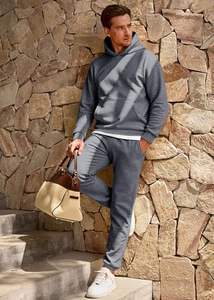 Men's 2 Piece Outfits <b>Hoodie</b> Sweatshirt Tracksuit & Joggers Sweatpants Sweatsuit Set Heavy Weight Streetwear Tracksuit - Product Image 6