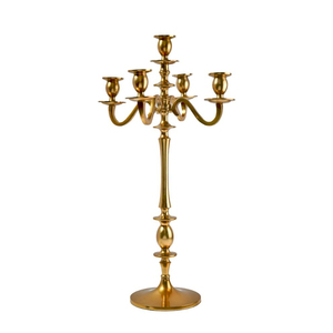 Twist Design bougeoir en métal couleur marron Antique pièce maîtresse de mariage bocaux à bougie support et support candélabre décoratif - Product Image 5