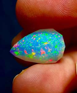 5.9cts- Absolute Pin Fire Ethiopian Welo Opal Pierre précieuse à facettes pour la fabrication de bijoux et l'emballage de fil EPO-469 de pierres précieuses d'opale en vrac - Product Image 1