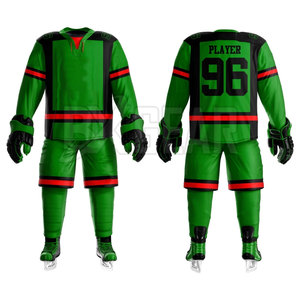 Uniforme de hielo Hokey personalizado disponible a granel, diferentes tamaños, colores y estilos para adaptarse a los requisitos del equipo y del jugador - Product Image 1