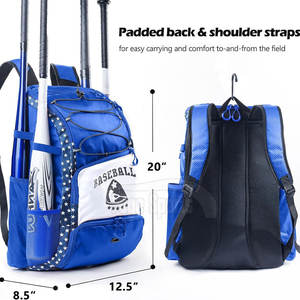 Bolsa de Béisbol Deportiva Personalizada, Material de Nailon Cómodo, Alta Calidad, Capacidad de 30-40L, Nueva Llegada para Venta en Línea - Product Image 4