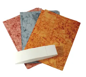 Papel de envelopes artesanais multicolorido, envelopes de papel de carvão e cola para selo premium é reciclado feito à mão papel de algodão que é conjuntos de envelopes sem ácido de madeira
