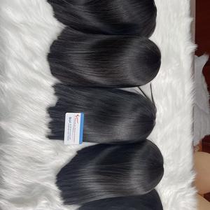 Produit de la meilleure qualité, extensions de cheveux, perruque transparente à fermeture en dentelle, cheveux colorés pour femme noire, cheveux bruts vietnamiens - Product Image 3
