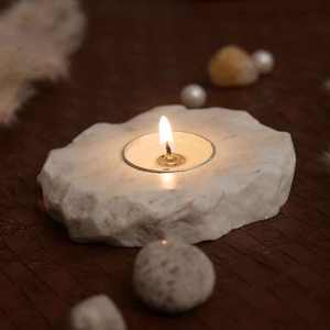 Stone Tealight <b>Candle</b> for Home Decoration Religious Product Christian German Home and Decor Home Uses Room Enlighten <b>Candle</b> - Product Image 1